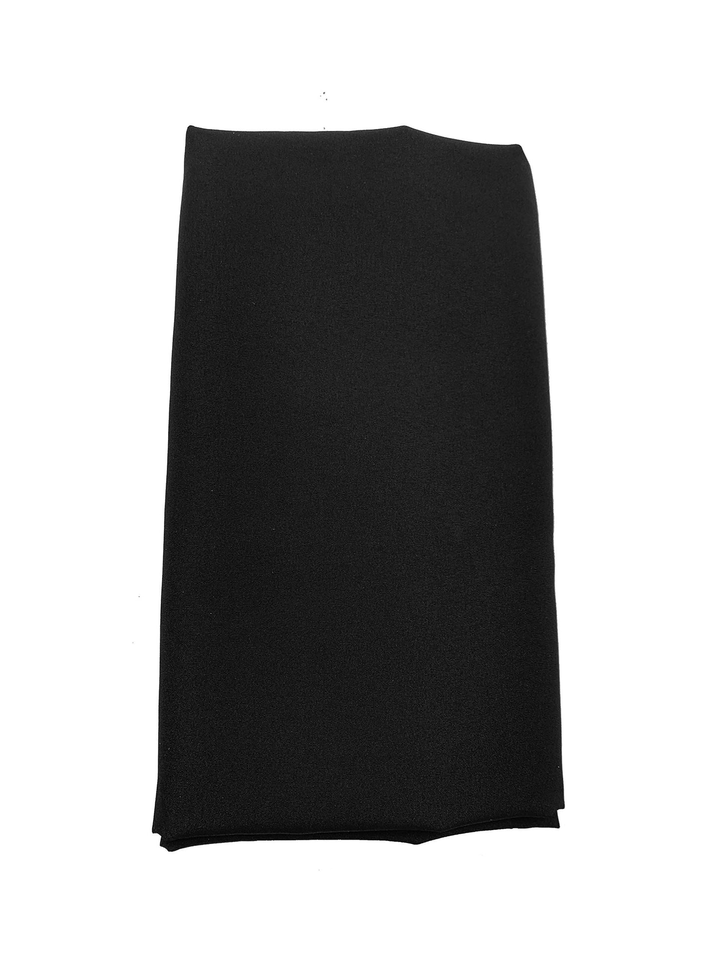 BD Barber Oversized Styling Cape with Snap Closure, Cut to Fit and Flatter a Larger Figure, Fits Up to 28" Neck, Soft Poly/Nylon Blend Fabric, Water Resistant, Machine Washable, Black