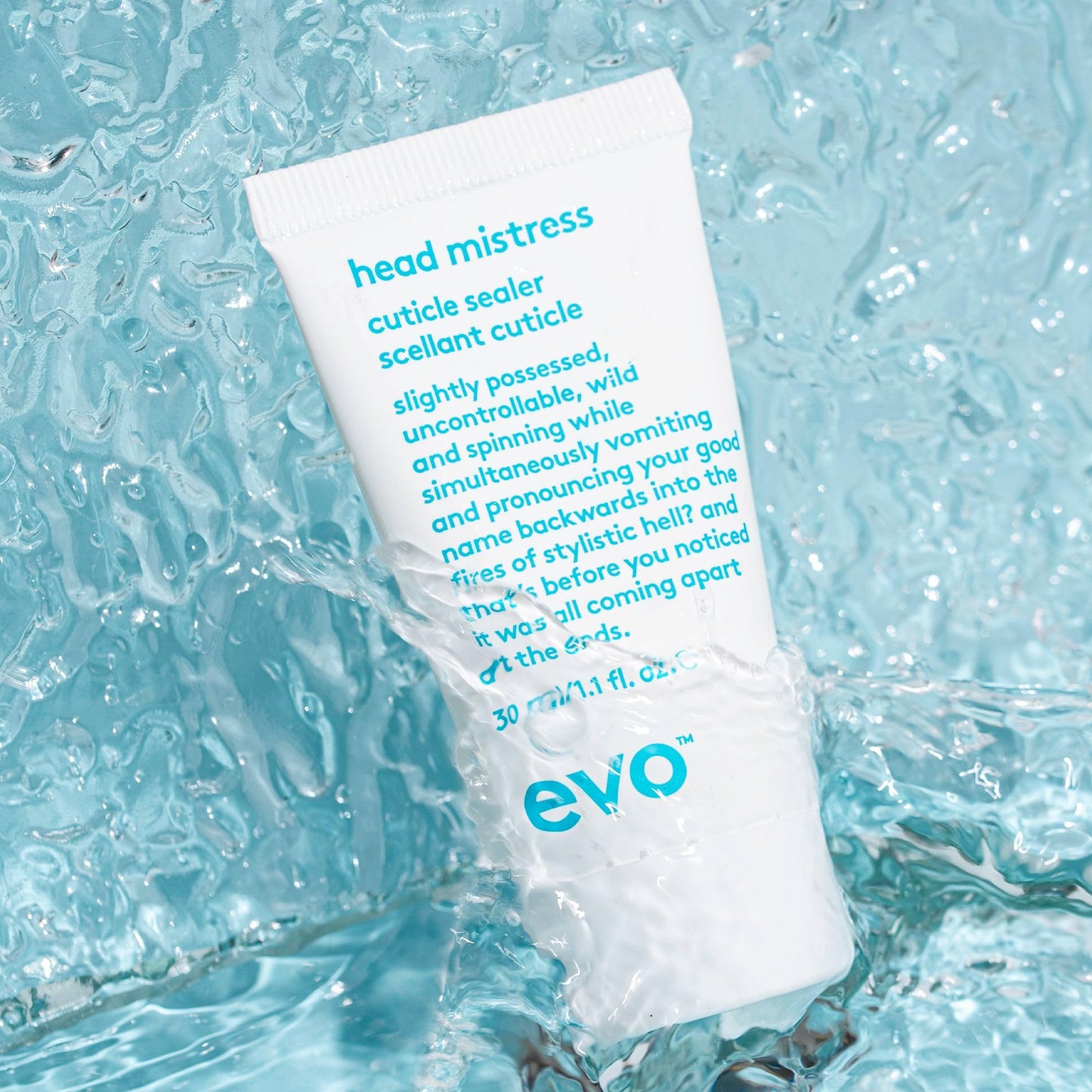 EVO Head Mistress Multi-Purpose Hair Styling Cream for All Hair Types - Anti Frizz, Blow-Dry Heat Protectant - 5.07 fl oz