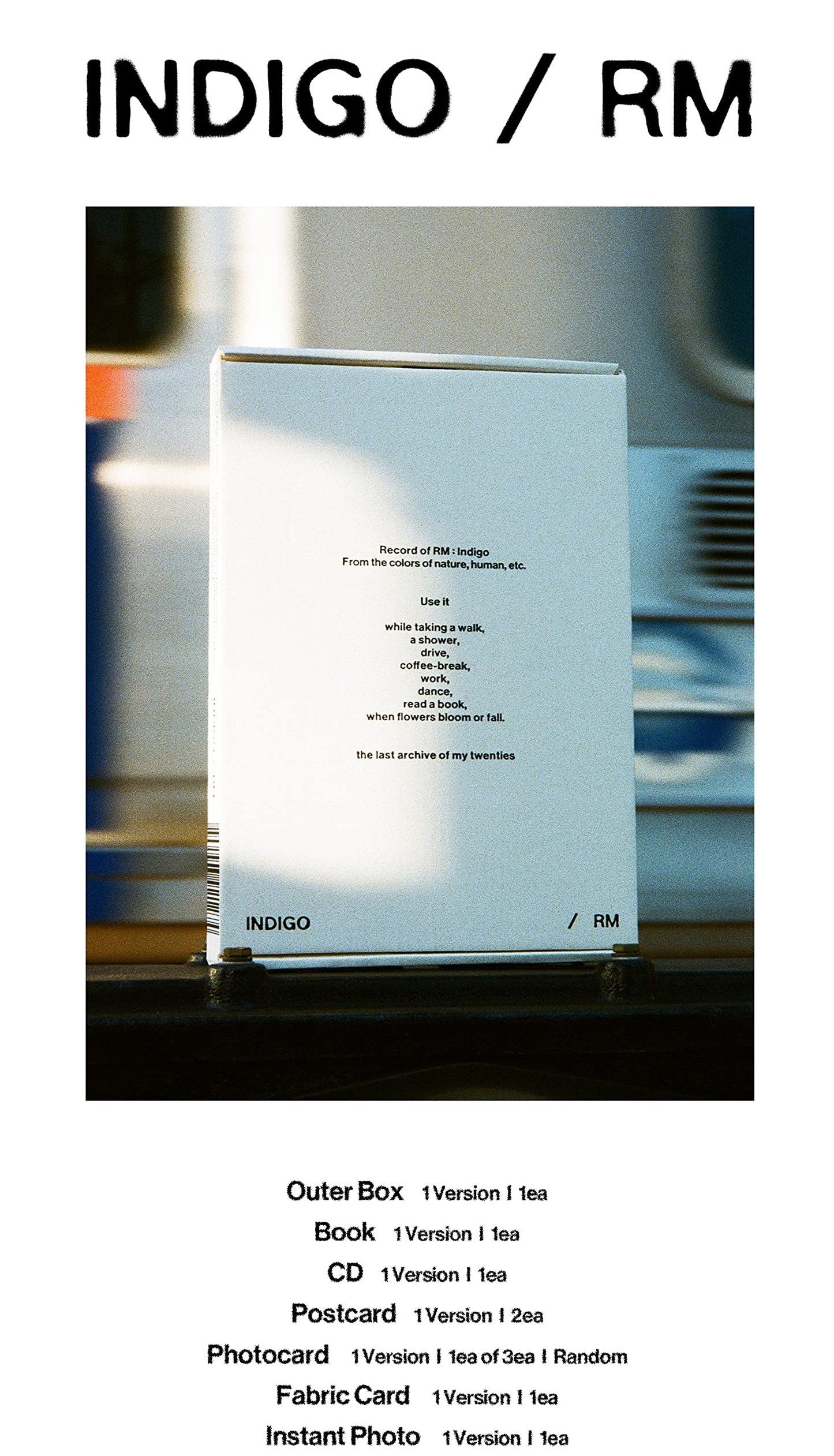 Indigo (Book Edition)-RM (BTS)