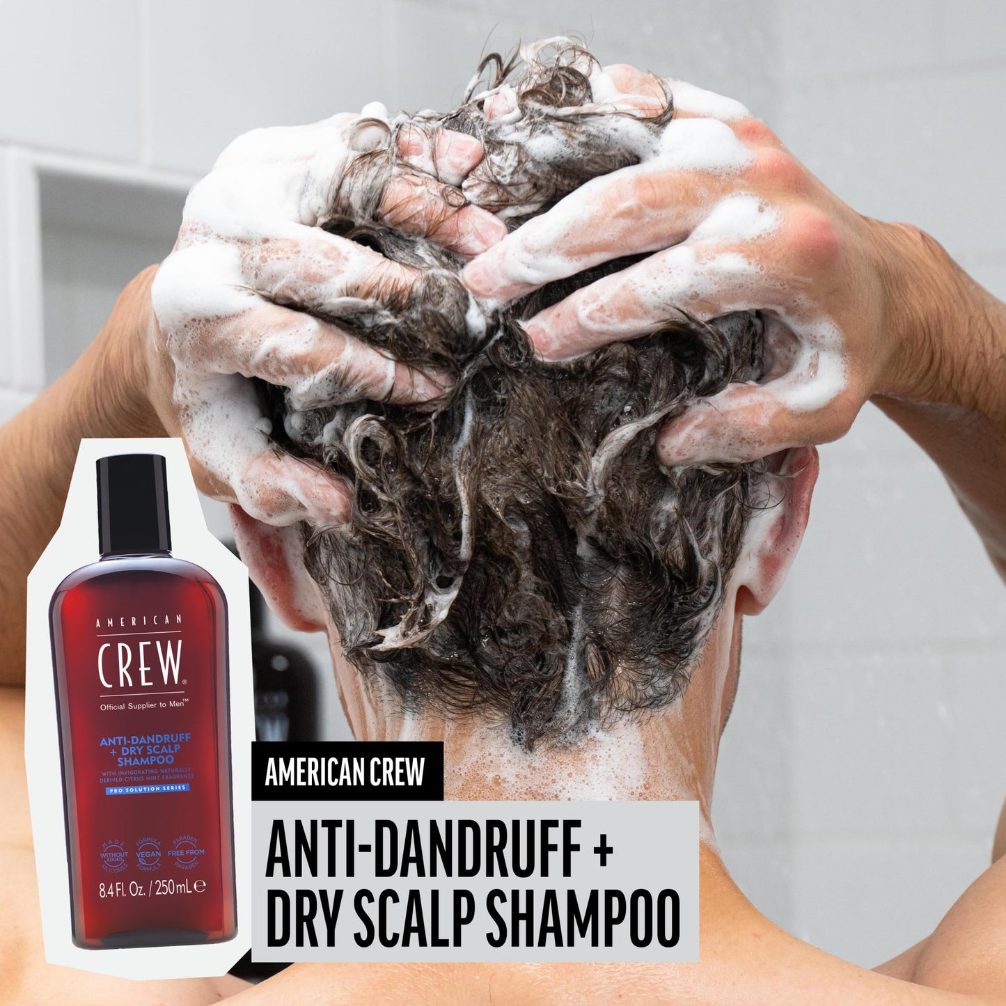 American Crew Anti-Dandruff & Dry Scalp Shampoo, Citrus Mint, 8.4 fl oz