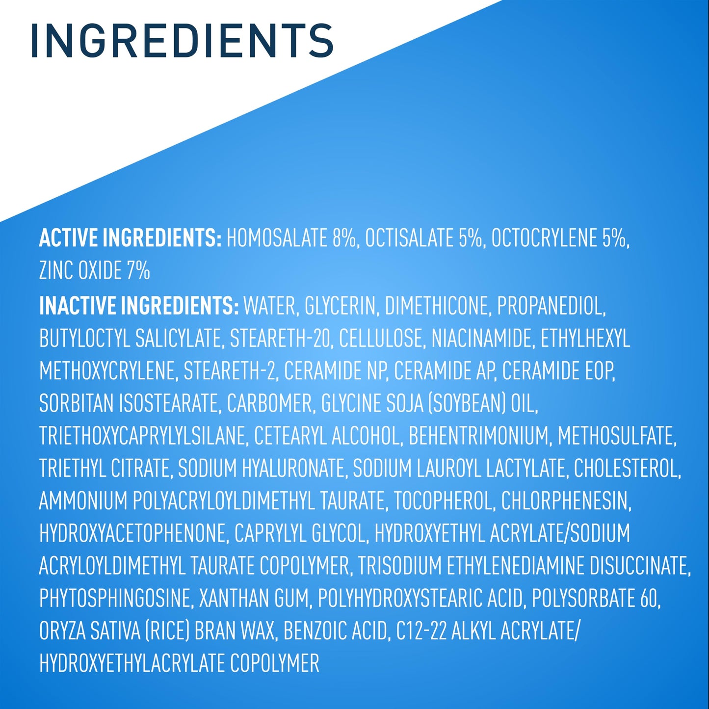 CeraVe AM Facial Moisturizing Lotion SPF 50, Face Moisturizer with SPF, Hyaluronic Acid, Niacinamide & Ceramides, Non-Greasy, Blends Seamlessly With No White Cast, Non Comedogenic Sunscreen, 3 Oz