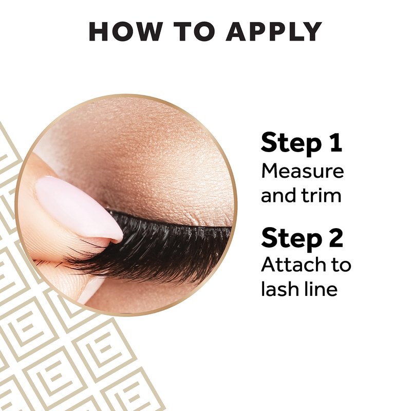 Eylure Pre-Glued False Eyelashes, Luxe Faux Mink Sapphire
