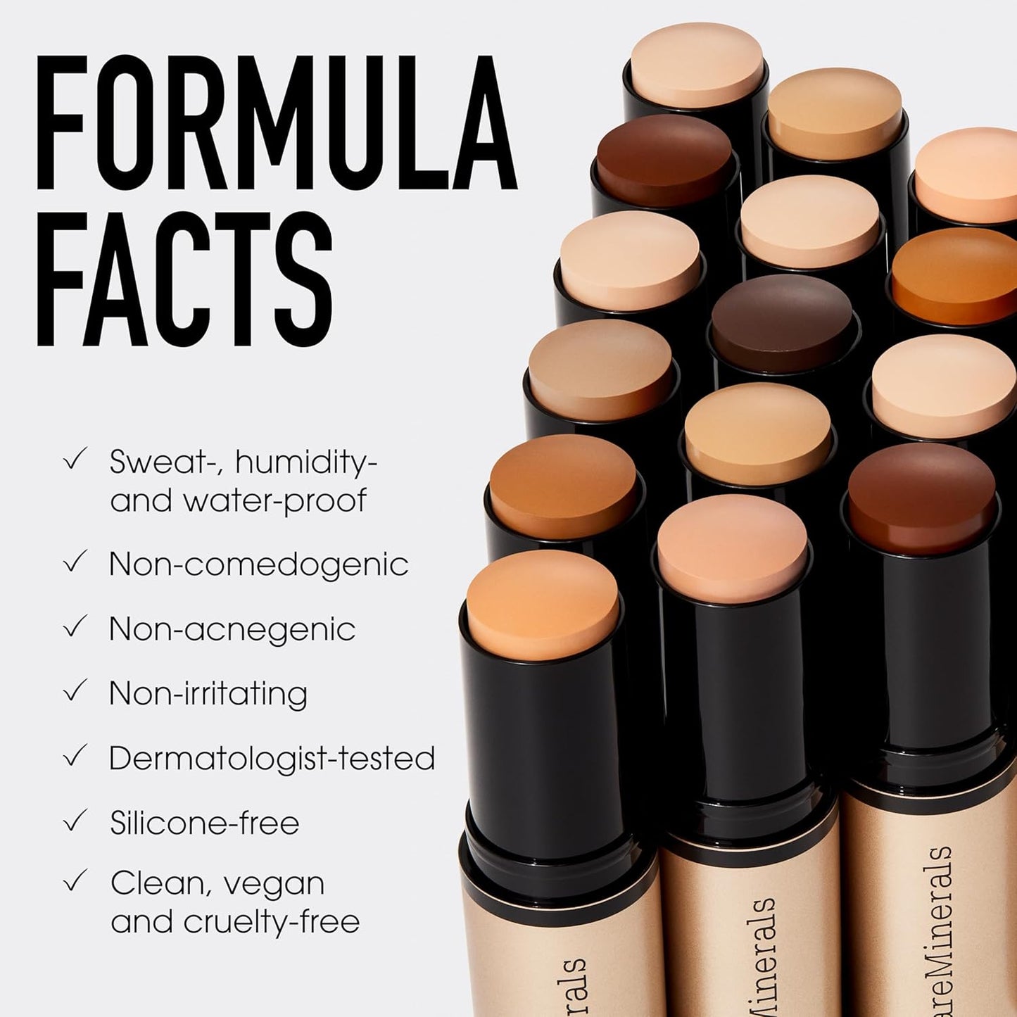 bareMinerals Complexion Rescue Skin Tint Stick - Luminous Hydrating Formula, 24HR Moisture | Lightweight, Vegan, Cruelty-Free