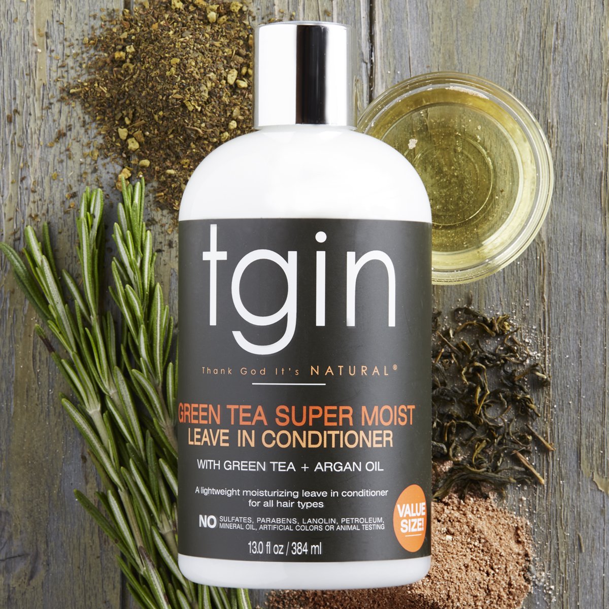 Thank God It's Natural Green Tea Leave In Conditioner