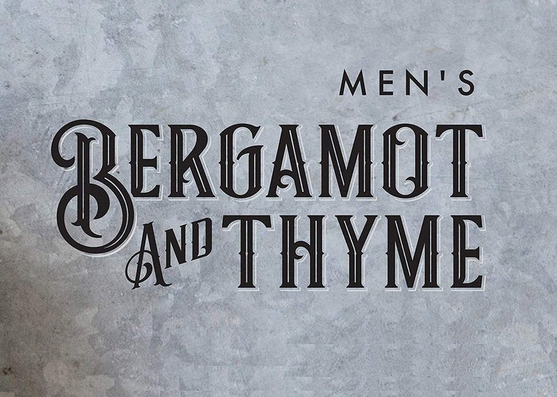 Pre de Provence Bergamot & Thyme Men's Fragrance Collection, Shave Soap in Tin, 150 G