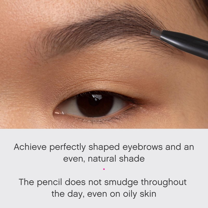 Vivienne Sabó Brow Arcade Eyebrow Pencil – Micro Definer with Brush for Cool-Toned Hair, Smudge-Proof Color and Longwear Shape Enhancement, Shade 07 Ash Brown, 0.035 oz