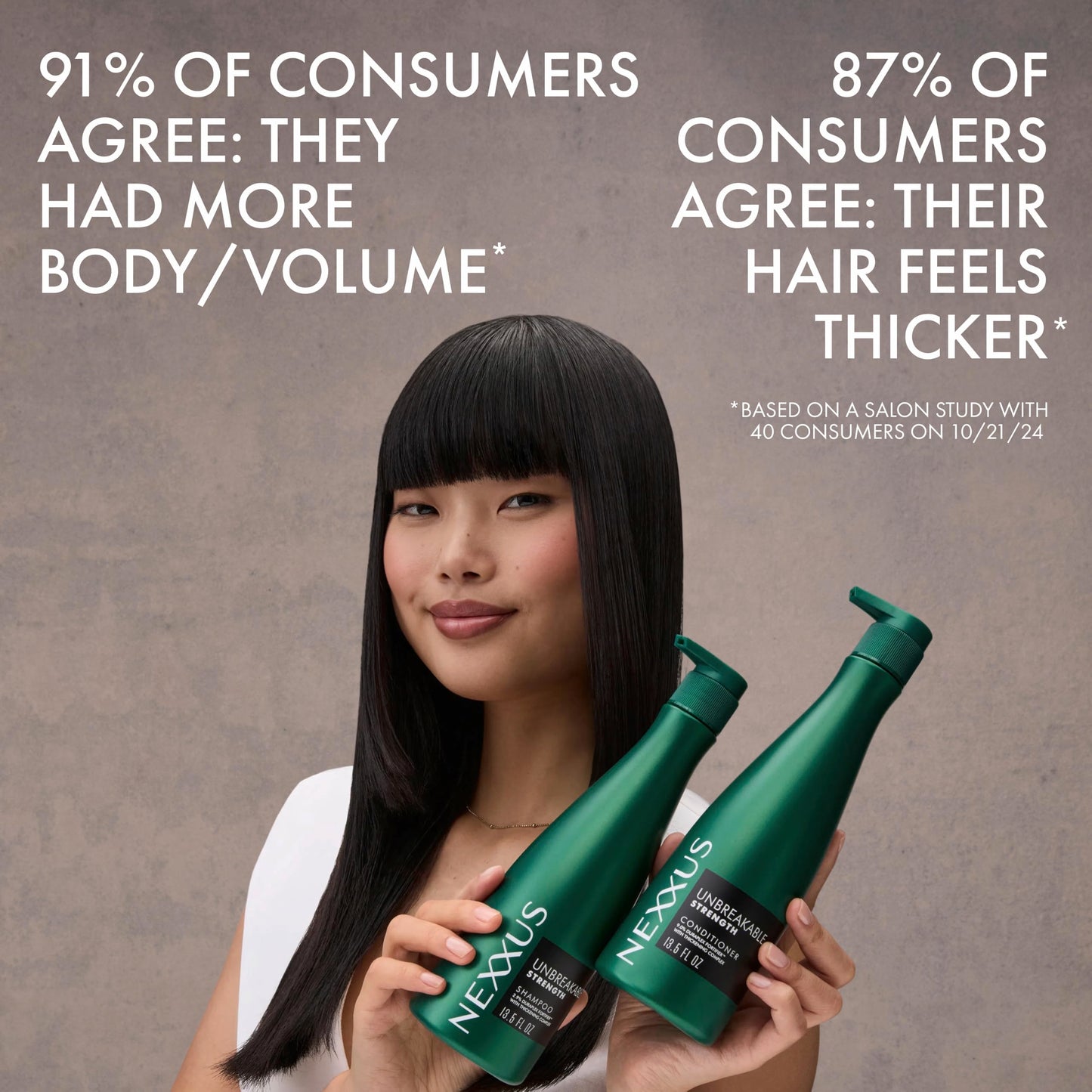 Nexxus Unbreakable Anti Breakage Conditioner for Strengthening for Fine and Thin Hair Hair Care Powered by DURAPLEX FORITIFIER Technology with Thickening Complex 13.5
