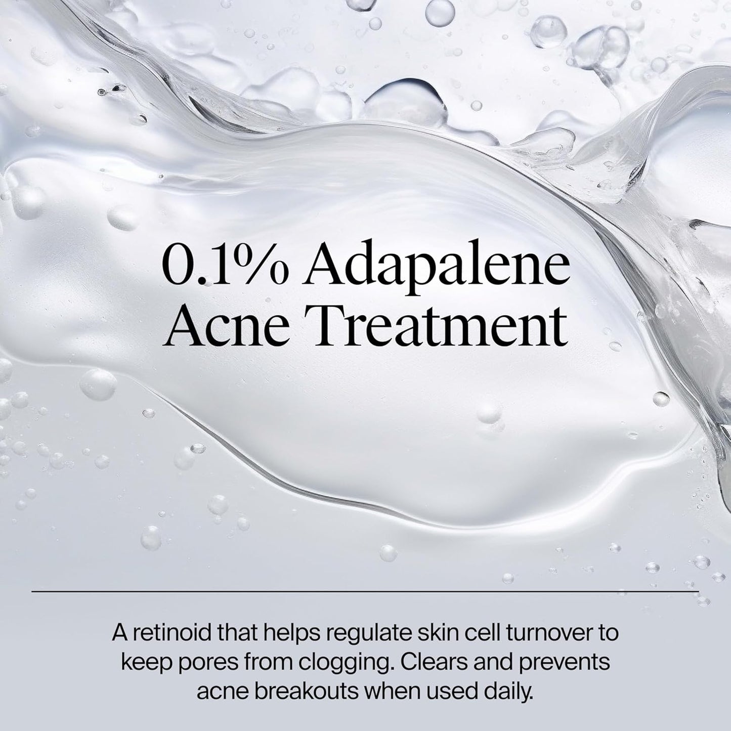 Neutrogena Evenly Clear Retinoid Adapalene Gel 0.1% - Acne Spot Treatment for Breakouts & Post-Acne Marks | 0.5 oz