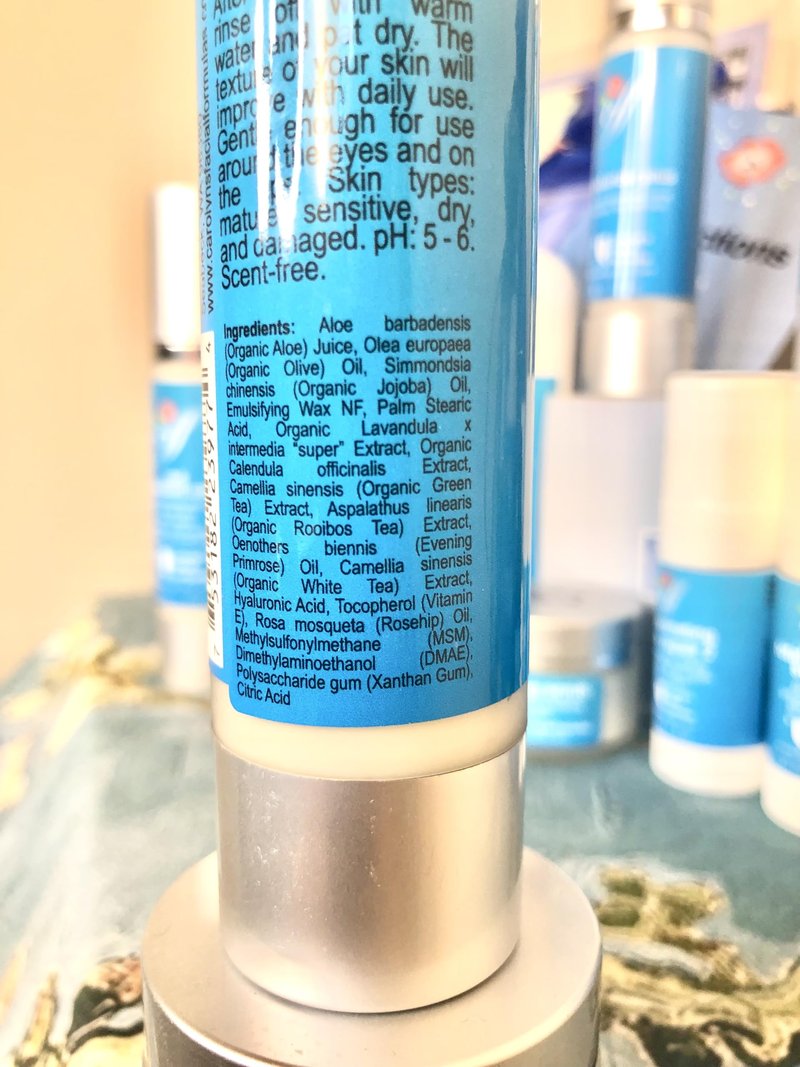 Carolyn's Facial Formulas Hydrating Crème Masque | Containing Aloe, Olive and Jojoba Oil Extracts | Moisturizing And Nourishing Masque | Helps to Soothe, Hydrate, Heal | Made In USA