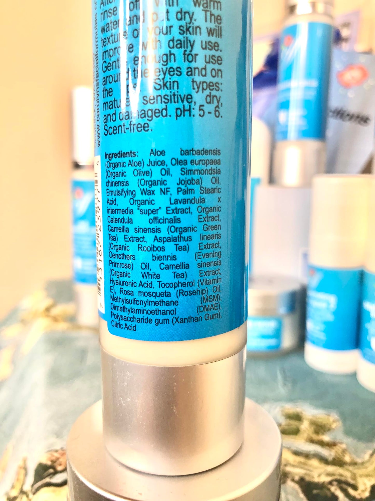 Carolyn's Facial Formulas Hydrating Crème Masque | Containing Aloe, Olive and Jojoba Oil Extracts | Moisturizing And Nourishing Masque | Helps to Soothe, Hydrate, Heal | Made In USA