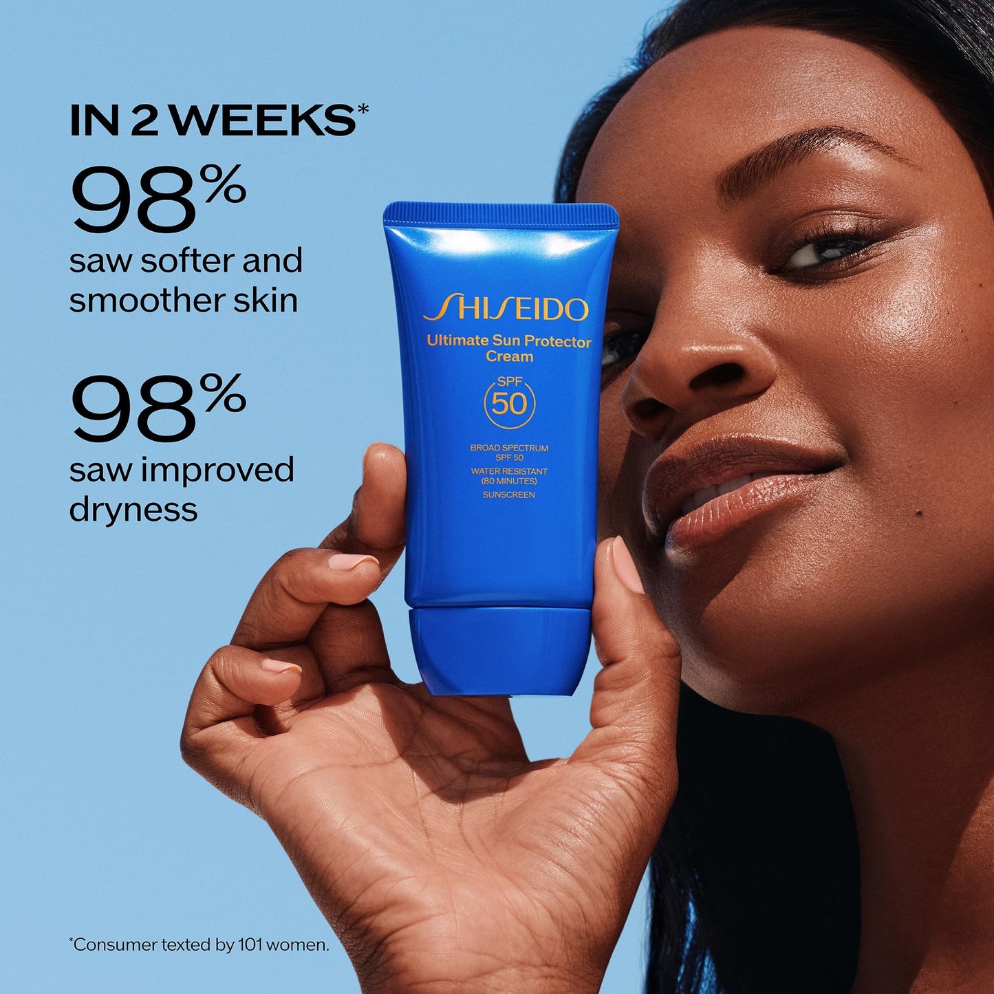 Shiseido Ultimate Sun Protector Clear Stick SPF 60+ (0.7 oz) + Sun Protector Cream (50 mL) - Hydrating, Invisible Broad-Spectrum Sunscreen - Free of Oxybenzone & Octinoxate