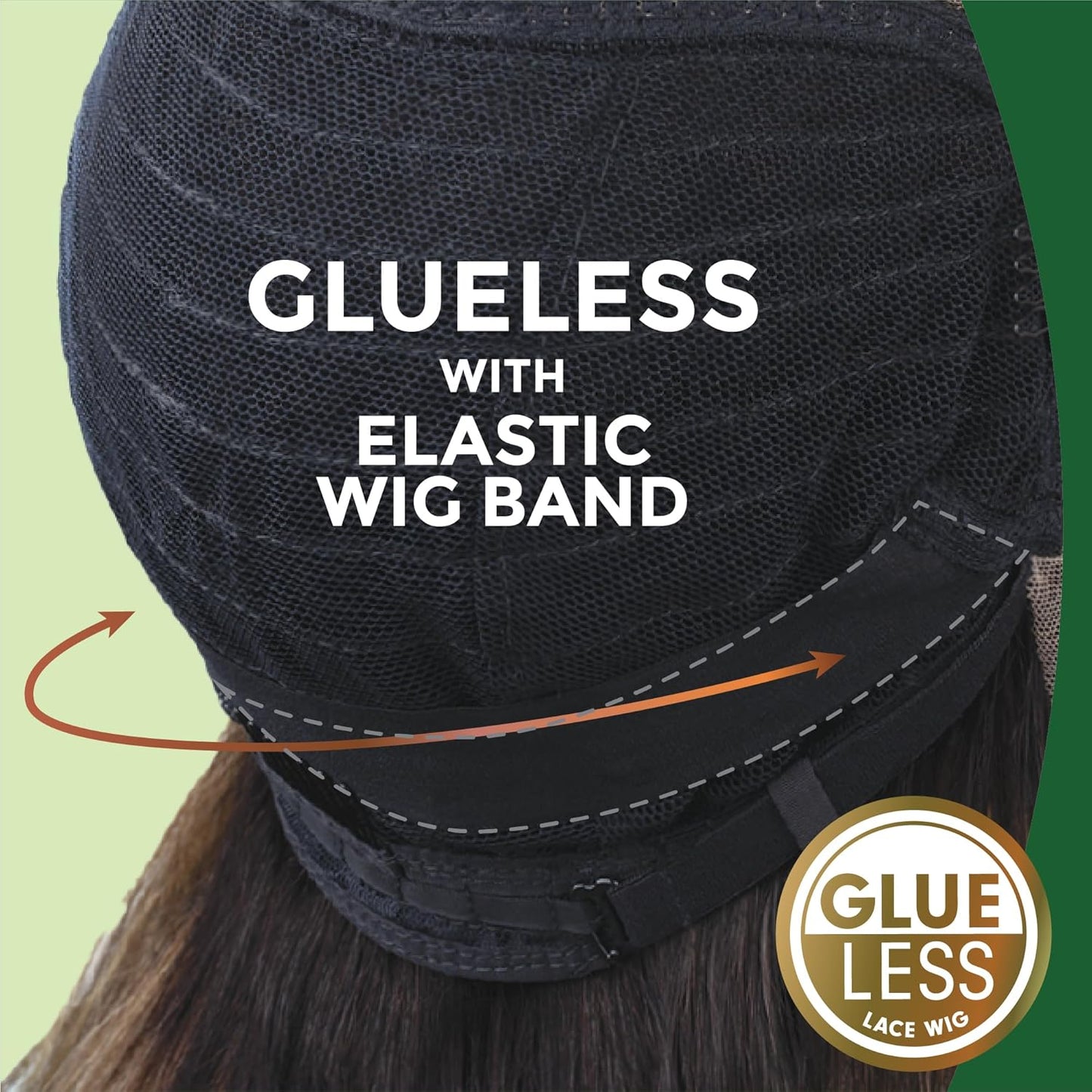 Chicbob Lace Front Wig - Glueless Bob Unit with 5-Inch Deep Part | Synthetic Hair, Pre-Plucked Hairline (1B Off Black)