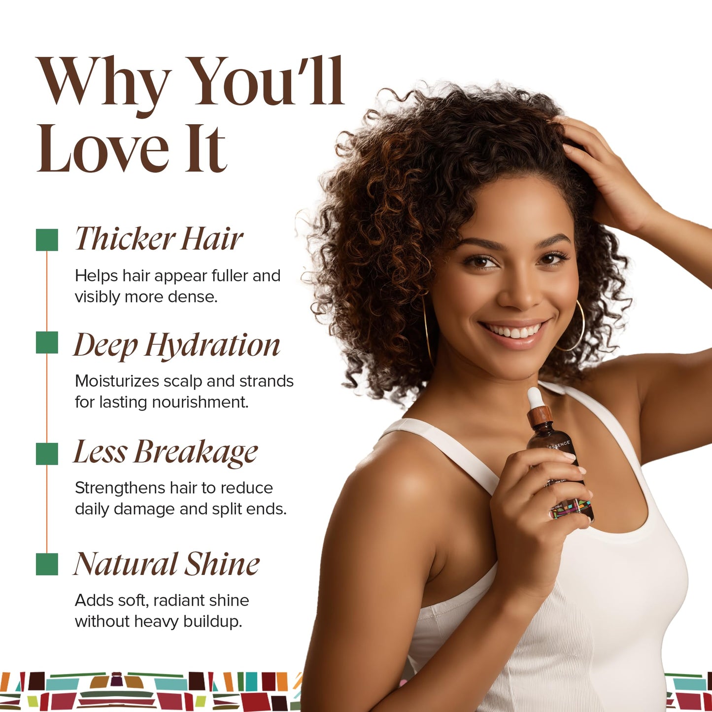 Kreyol Essence - Haitian Black Castor Oil for Skin and Hair, Glass Bottle - Cold Pressed, Hexane Free, Fuller-Looking Hair, Natural Humectant, Mango Papaya & Coconut, 3.4 Fl Oz