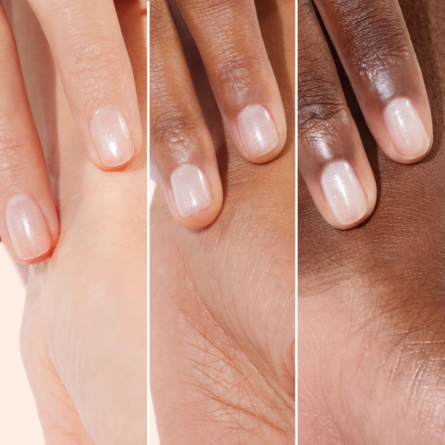 Manucurist Active Shine Illuminating & Care Nail Polish - Nail Concealer - No Lamp - Ultra-Shiny 2 in 1 Nude Gel Polish: Nail Strengthener and Growth, Highlighter & Care - Helps Damaged Nails Repair