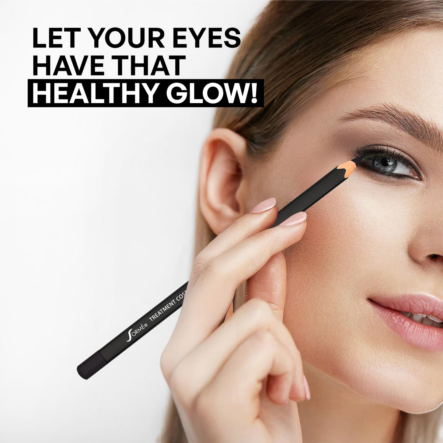 Sorme Treatment Cosmetics Smearproof Eyeliner 0.16oz | Long Lasting Waterproof Eyeliner Pencil | Smudge-Proof Waterline Eyeliner | Cruelty-Free and Gentle Pencil Eyeliner
