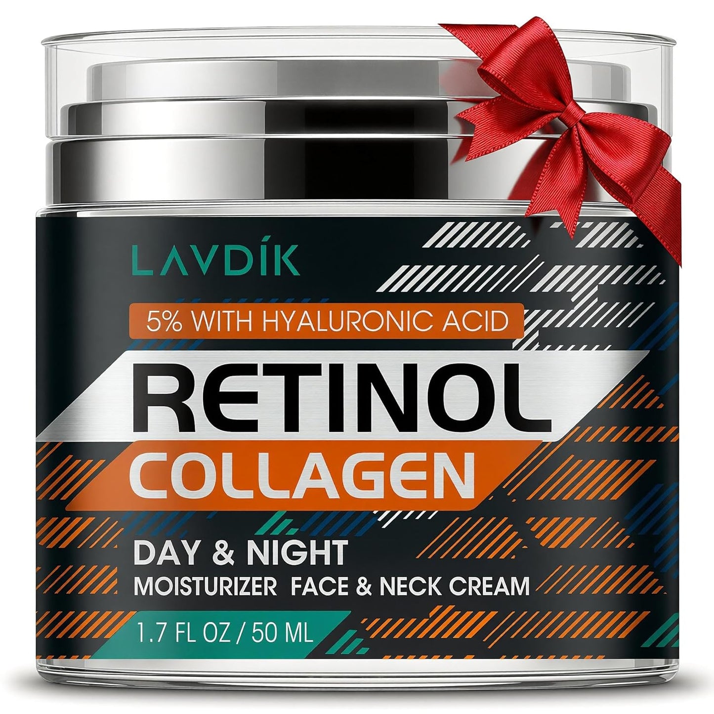 Retinol Cream for Face - Anti-Aging Moisturizer with Hyaluronic Acid | Reduce Wrinkles & Fine Lines, 1.7 Fl Oz