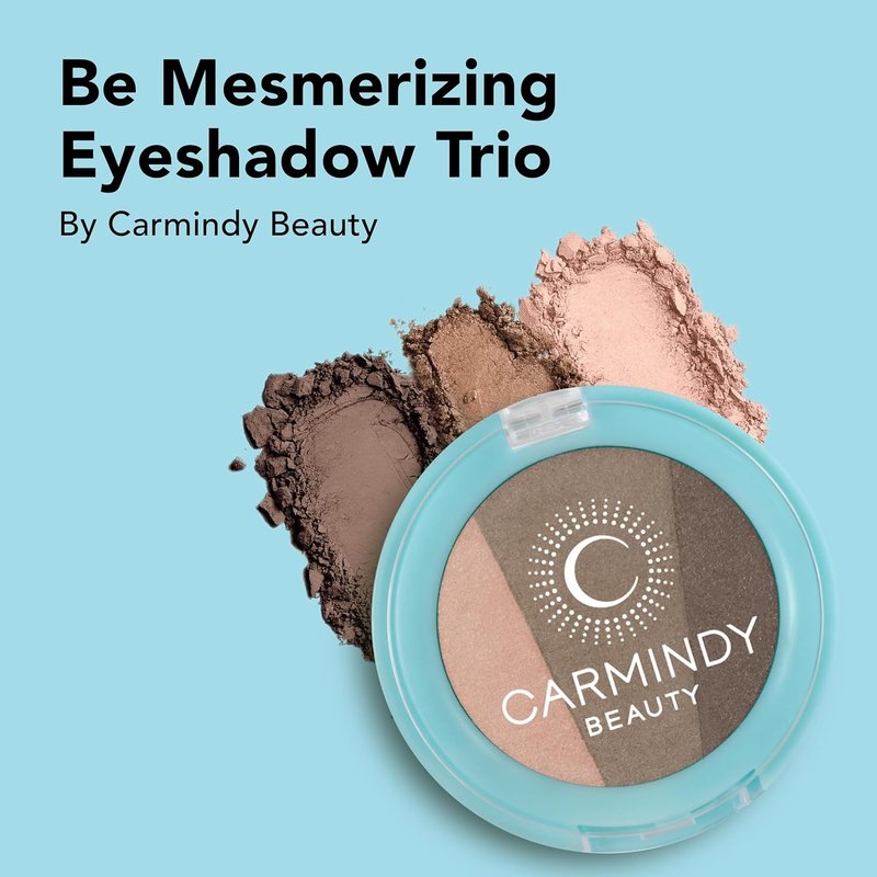 Carmindy Beauty - Mesmerizing Earth Eyeshadow Trio | 2 Pack for Stunning Looks