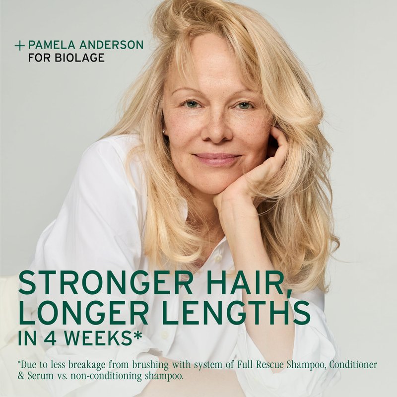 Biolage Full Rescue Shampoo - Fortifies & Strengthens for Stronger Hair, Longer Lengths in 4 weeks*, Instantly Fuller-Looking Hair, Rosemary Oil & Niacinamide, Vegan & Cruelty-Free, 13.5 FL Oz
