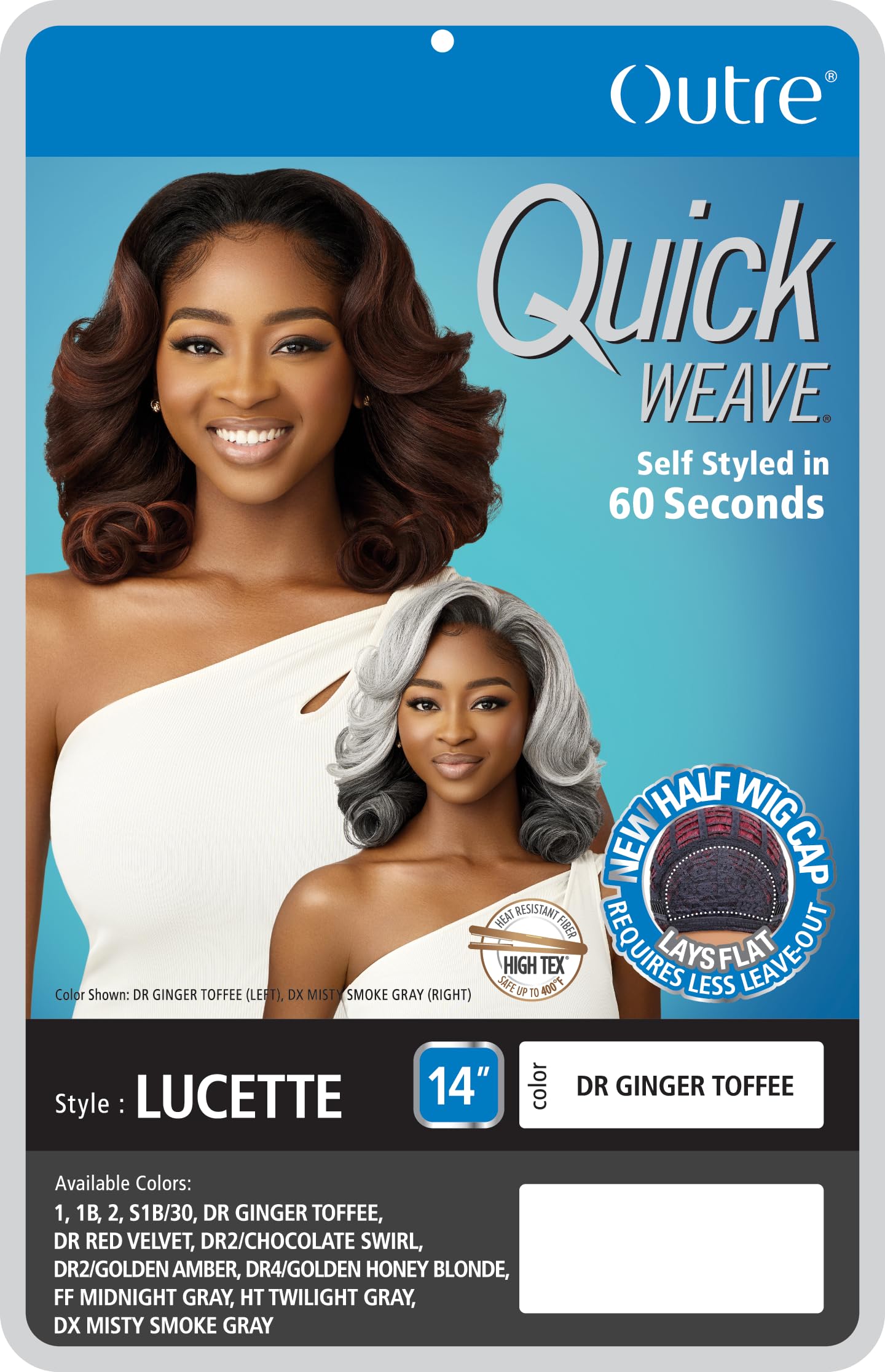 Outre Quick Weave - Lucette (OFF BLACK 1B)