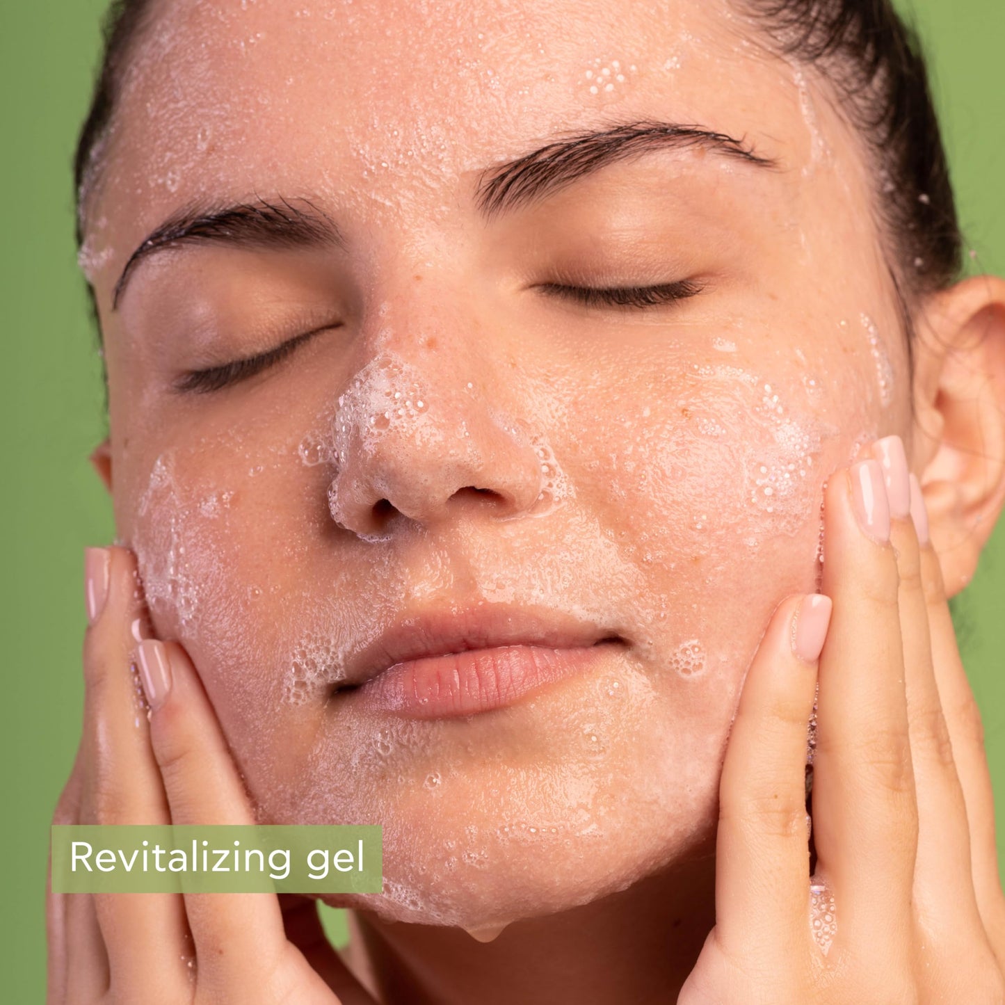 Apivita Cleansing Gel, Purifying & Oil-Balancing Gel for Face with Lime & Propolis