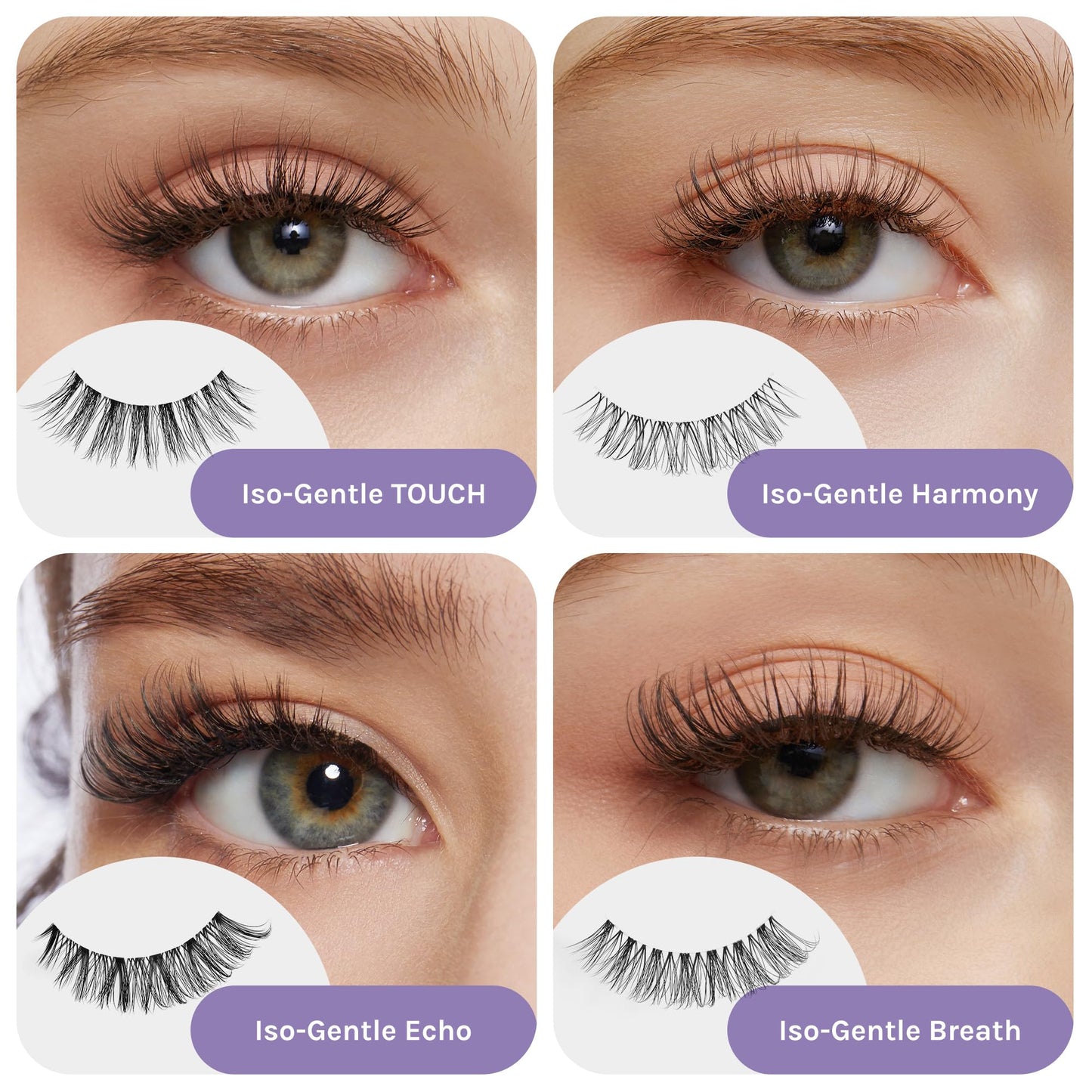 ISOPIA Fake Enyelashes,False eyelash,False Eyelash kit,best fake eyelashes,Wearing Starter Friendly Kit,Reusable,Cruelty-Free, Contact Lens Friendly