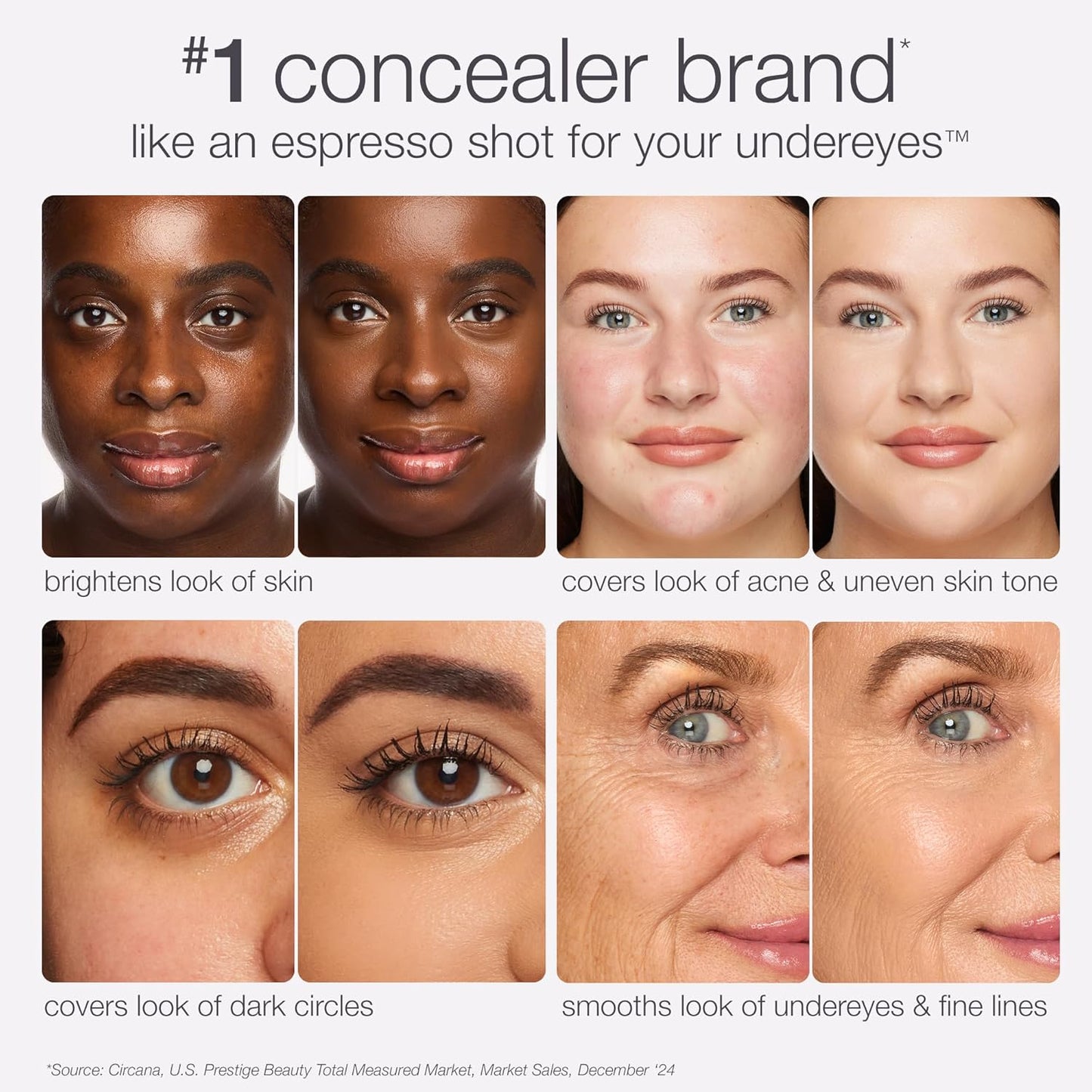 Tarte Shape Tape Creamy Concealer - Full Coverage Hydrating Makeup | Vegan, Matte Finish for Redness & Fine Lines