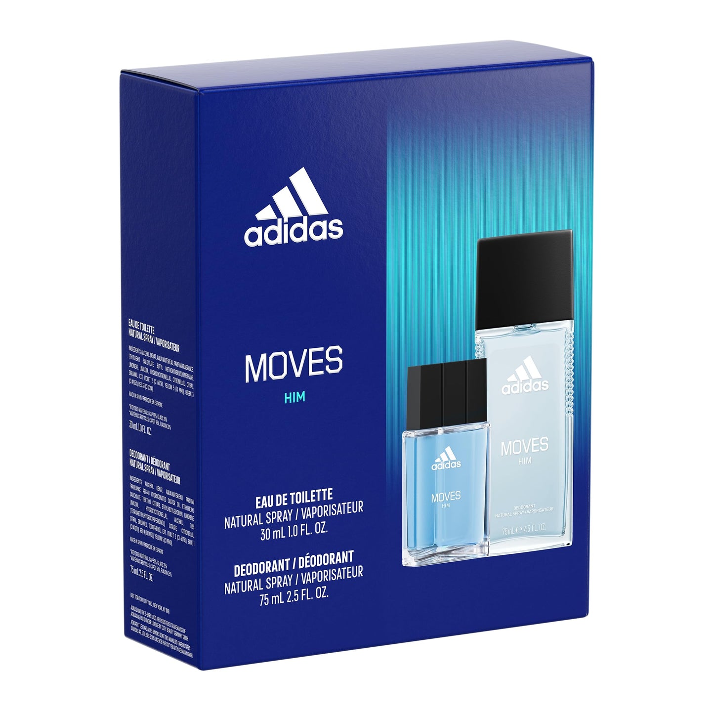 adidas Moves for Him 2-Pc. Eau de Toilette and Deodorant Holiday Gift Set