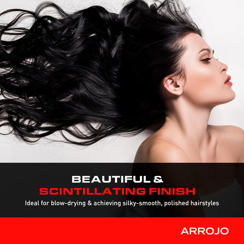 Arrojo Shine Luxe Hair Oil, 1.7 fl oz - Cruelty-Free, Paraben-Free Sulfate-Free Leave-In Oil with Vitamin B5, Jojoba & Sweet Almond – Intense Hydration & Heat Protectant for All Hair Types