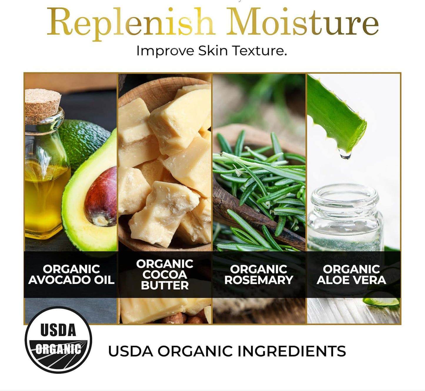 Hyaluronic Acid Moisturizer - Non-Greasy Coconut-Scented Lotion | Organic Anti-Aging Facial Cream