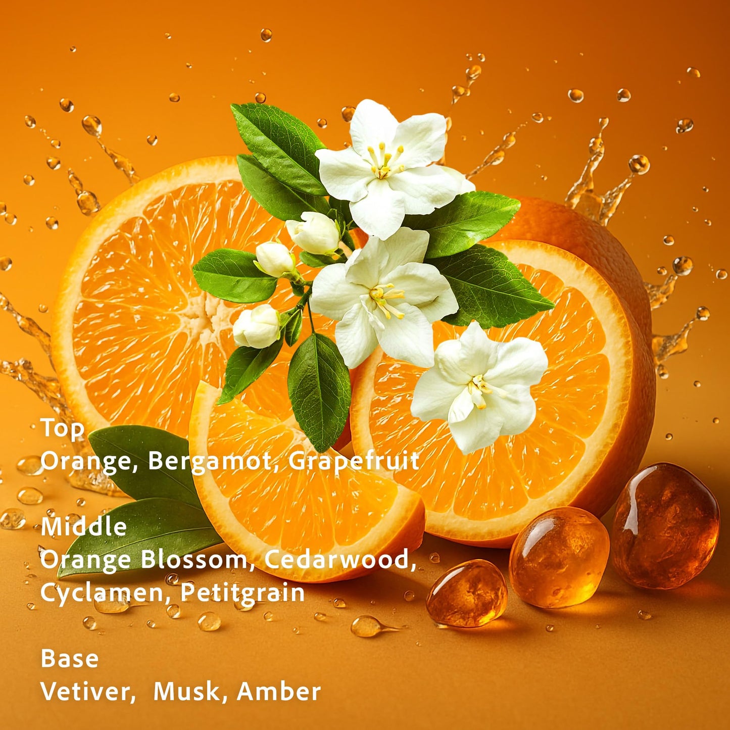 Liliya's Aroma Bergamot 33 Essence-Perfume for body and hair mist | Calabrian Bergamot | Pink Grapefruit | Vetiver Essential Oils | Gourmand Scent | Vegan 1.8 Fl Oz