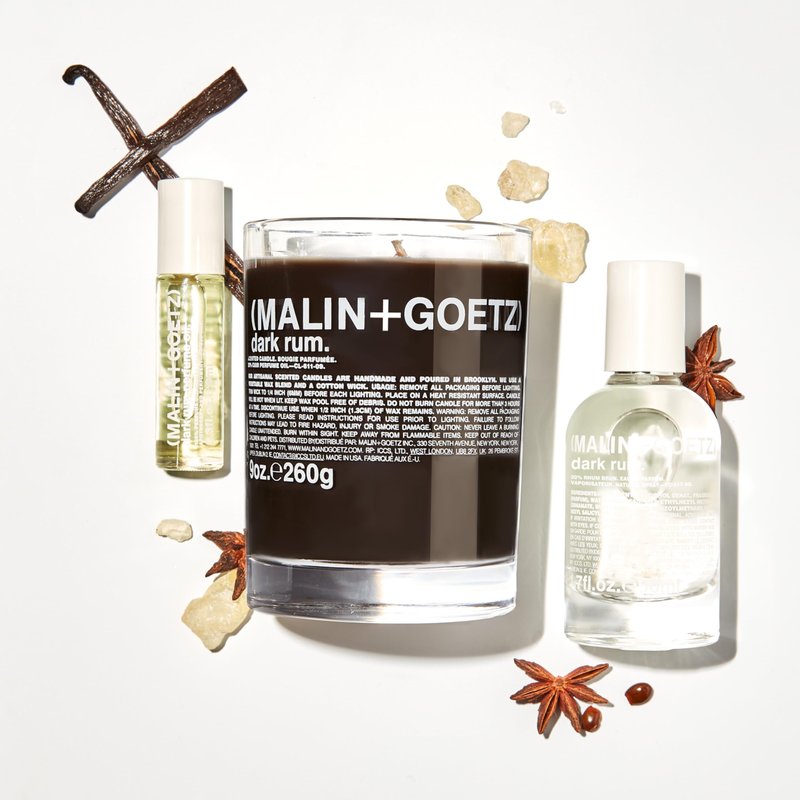 MALIN+GOETZ Perfume Oil Dark Rum | Concentrated Fragrance in Signature Scents | Travel-Friendly Rollerball | Vegan & Cruelty-Free | 0.2 fl oz