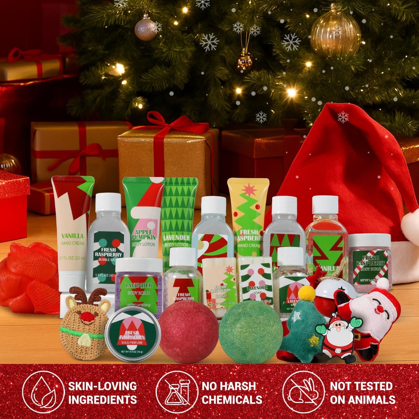 Advent Calendar 2025 - Christmas Countdown Calendar for Women | 24 Days of Spa Gifts