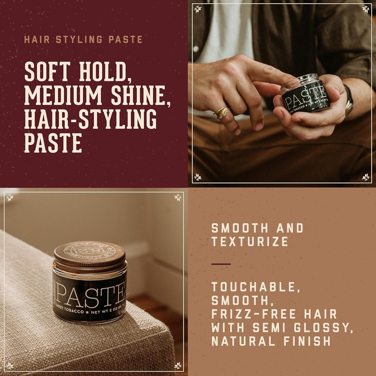 18.21 Man Made Styling Variety Pack - Sweet Tobacco Scented Hair Products