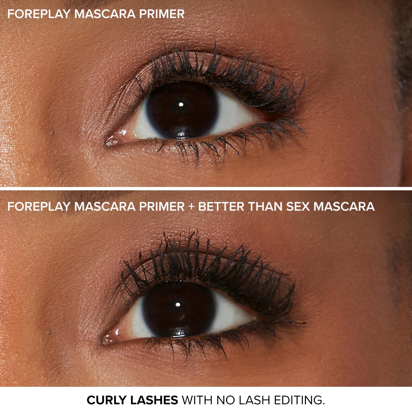 Too Faced Better Than Sex Foreplay Mascara Primer | Mascara Primer Prep, Waterproof, Long Lasting + Volumizing, Travel Size, 0.13 Fl Oz, Black