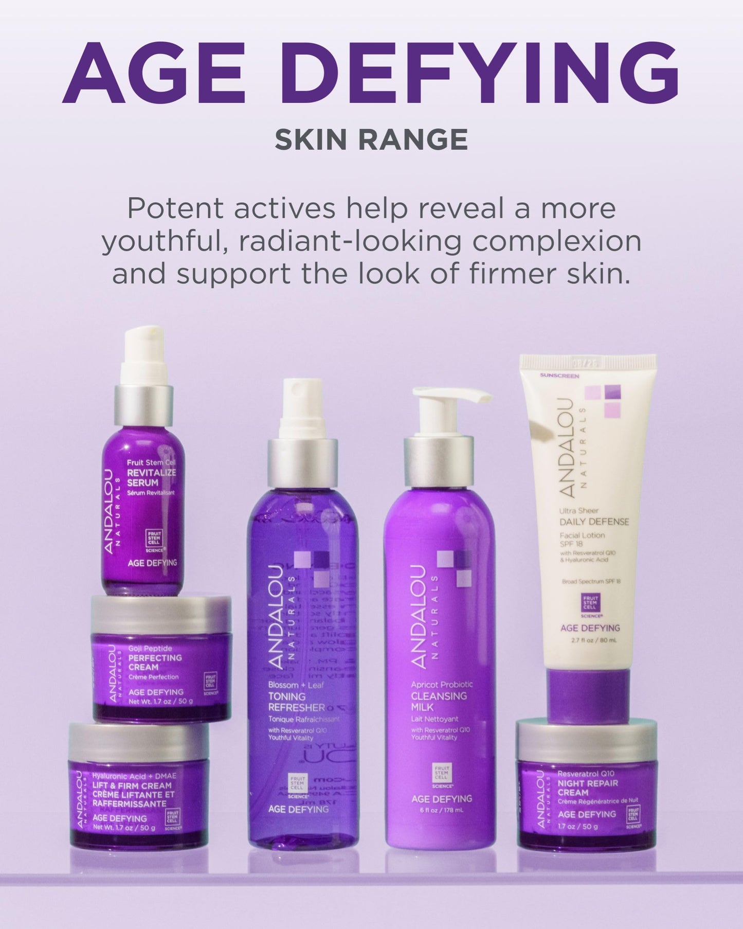 Andalou Naturals Resveratrol Q10 Night Repair Cream, For Dry Skin, Fine Lines & Wrinkles, For Softer, Smoother, Younger Looking Skin, 1.7 Ounce