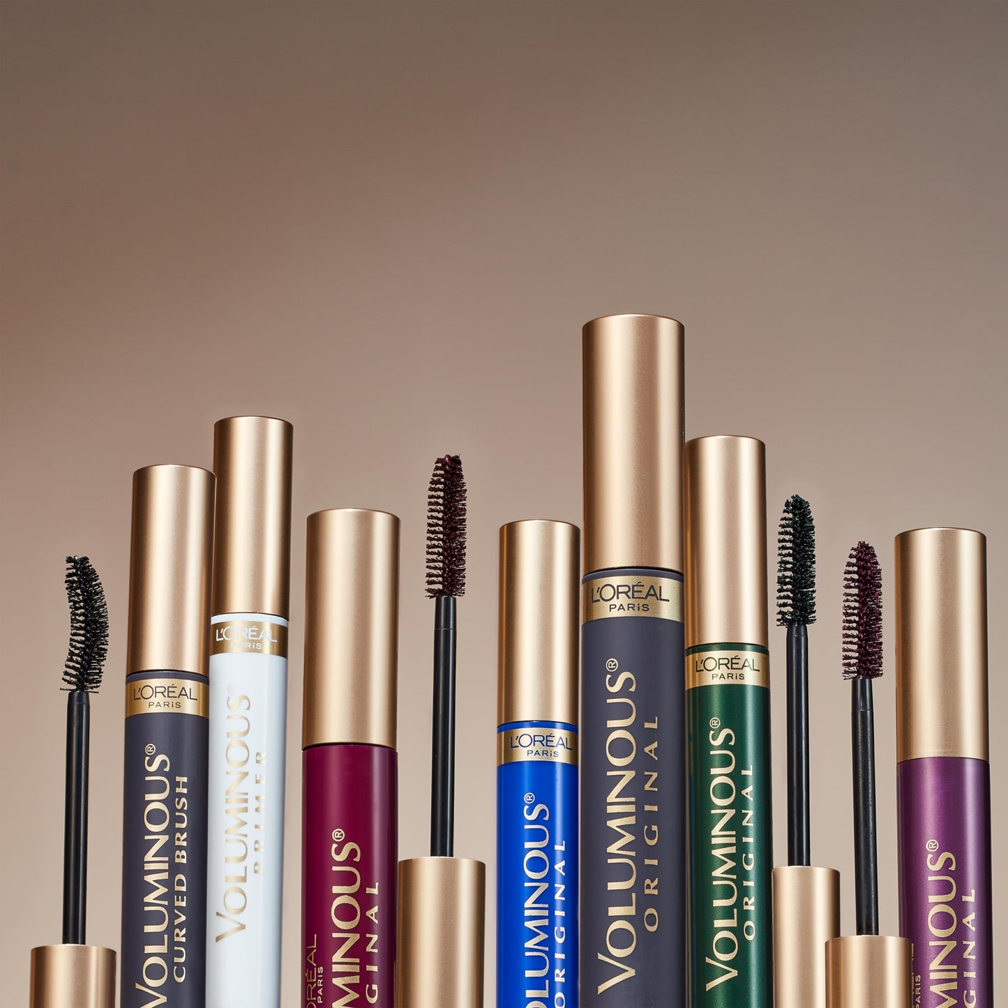 L’Oréal Paris Makeup Voluminous Original Waterproof Mascara, Black, 0.28 Fl Oz (Pack of 2)