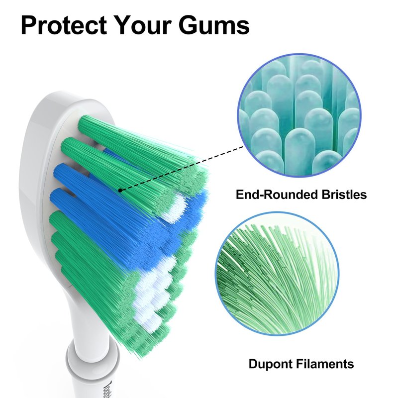 Replacement Toothbrush Heads for Oral B Electric Toothbrush Precision Clean Brush Heads Refill Compatible with Oral B Braun Pro Smart Genius Toothbrushes