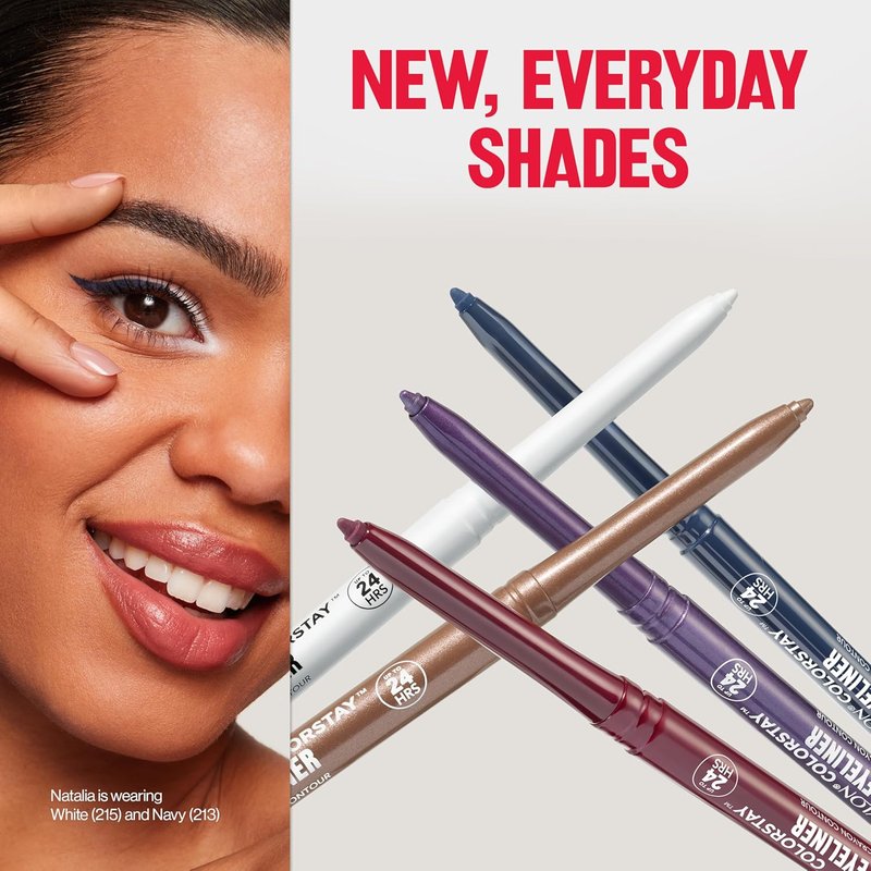 Revlon ColorStay Waterproof Eyeliner Pencil - Smudge-Proof, Long-Lasting Shimmer Finish | 212 Bronze, 0.01 oz
