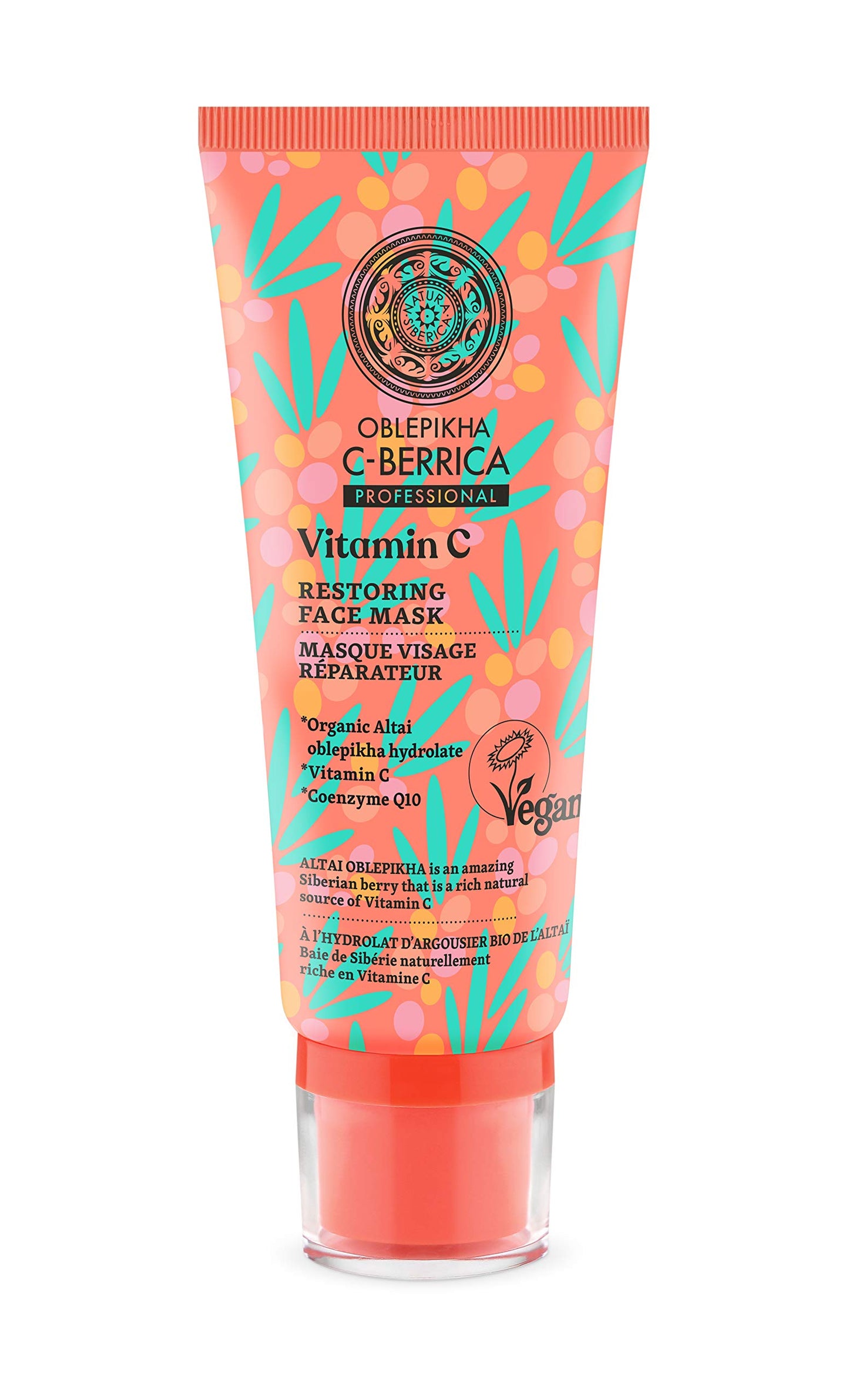 Natura Siberica C-Berrica Restoring Natural Face Mask 3.38 fl oz