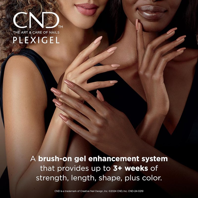 CND Plexigel Porcelain - Professional Nail Gel for Strong, Durable Nails | 0.5 Fl Oz