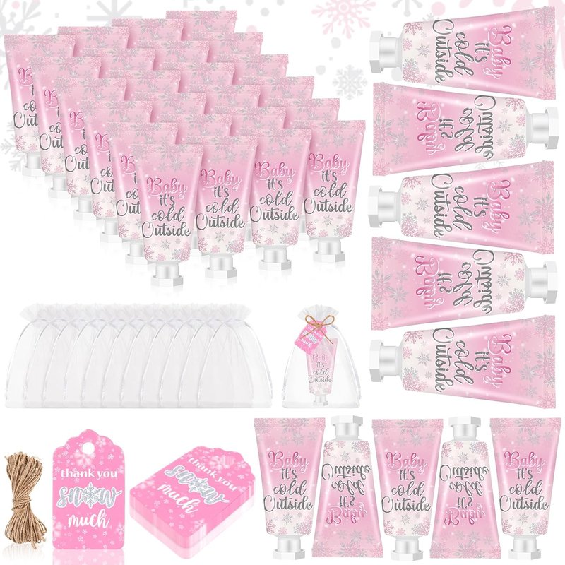 Baby Shower Hand Cream Gift Set - 48 Sets of Mini Travel Size Lotion Favors for Guests | Perfect Bridal Wedding Thank You Gifts