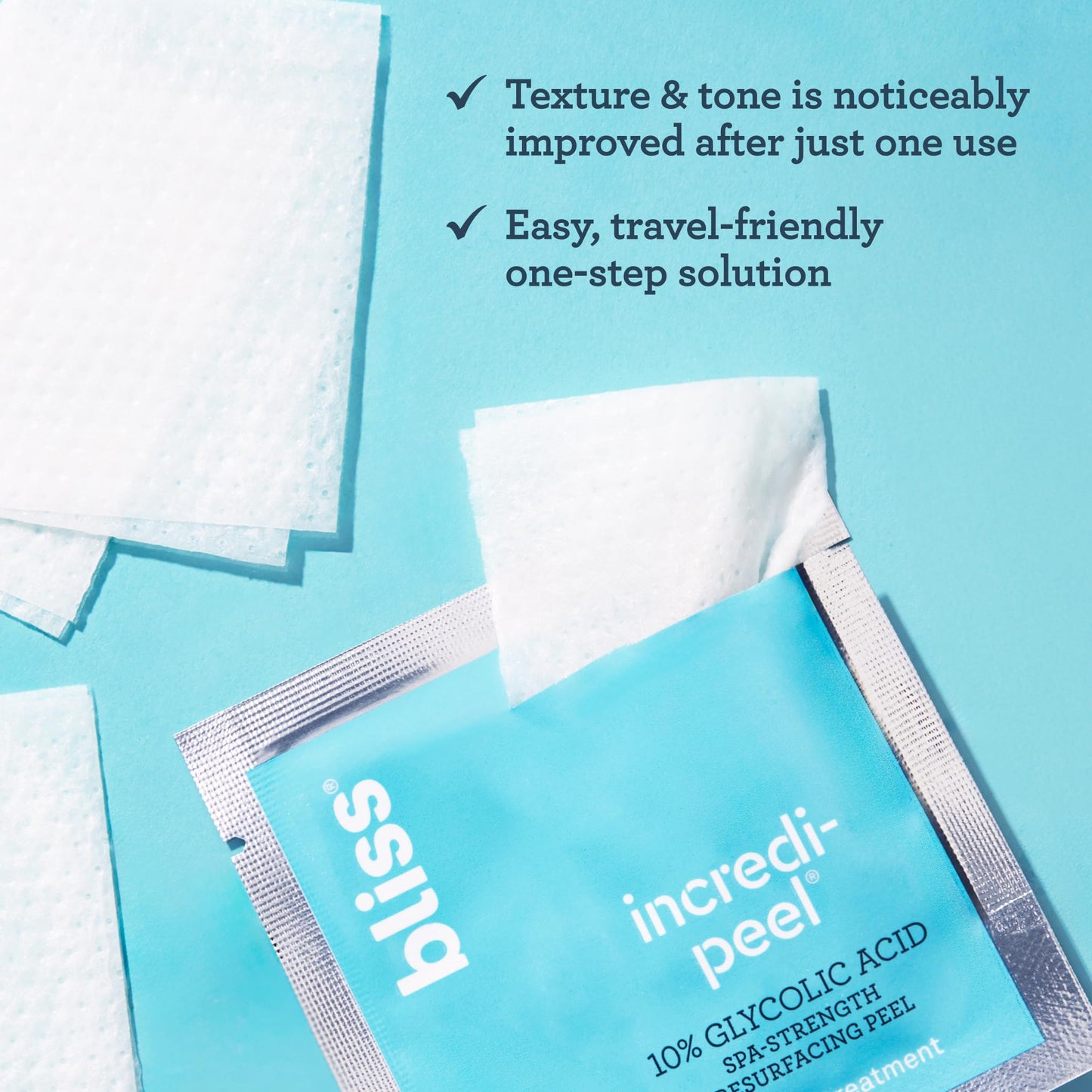 Bliss That’s Incredi-Peel Glycolic Resurfacing Pads + Micro Magic Microdermabrasion Scrub – At-Home Exfoliating Duo for Smooth, Glowing Skin – Vegan, Cruelty-Free, Travel-Friendly