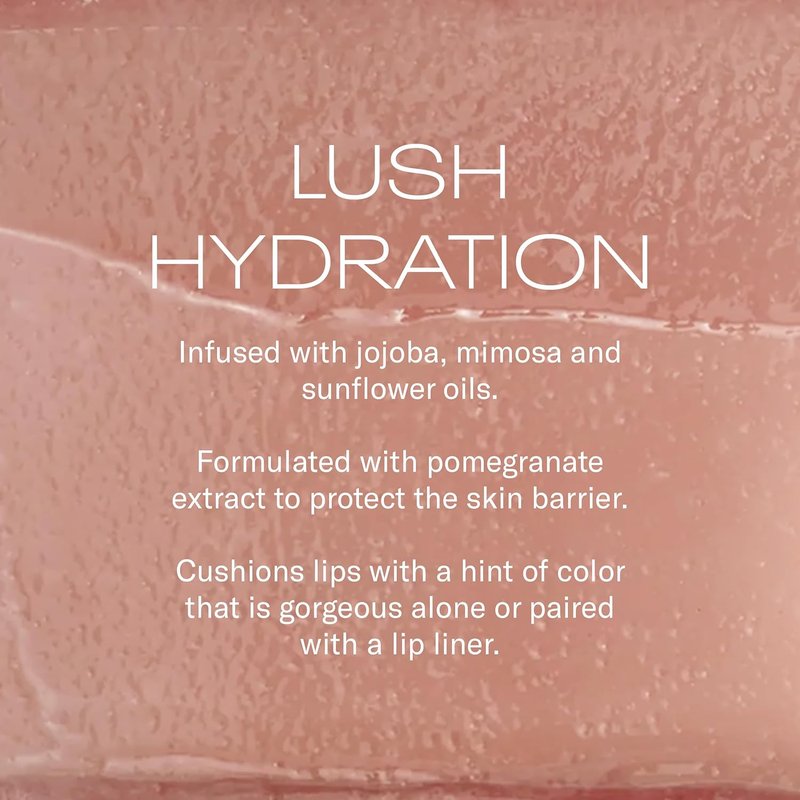 MOB Beauty Hydrating Shine Lip Balm - Cool Nude Tinted Stick with Jojoba & Sunflower Oils | Moisturizing Vegan Formula