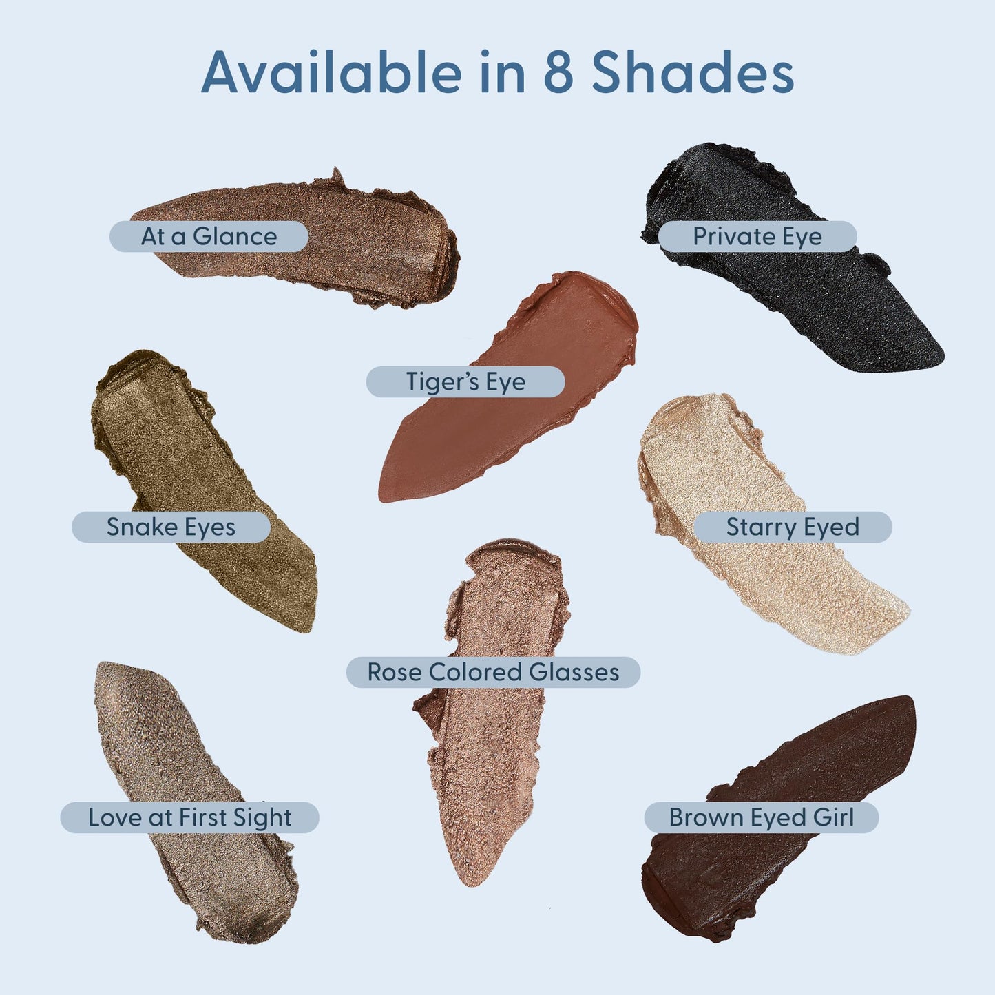 twenty/twenty beauty Visionary Eye Shadow Stick – Shimmer Cream Eye Shadow Pencil - Safe for Sensitive Eyes - Ophthalmologist Developed – Vegan, Cruelty-Free, Clean Ingredients (Starry Eyed)