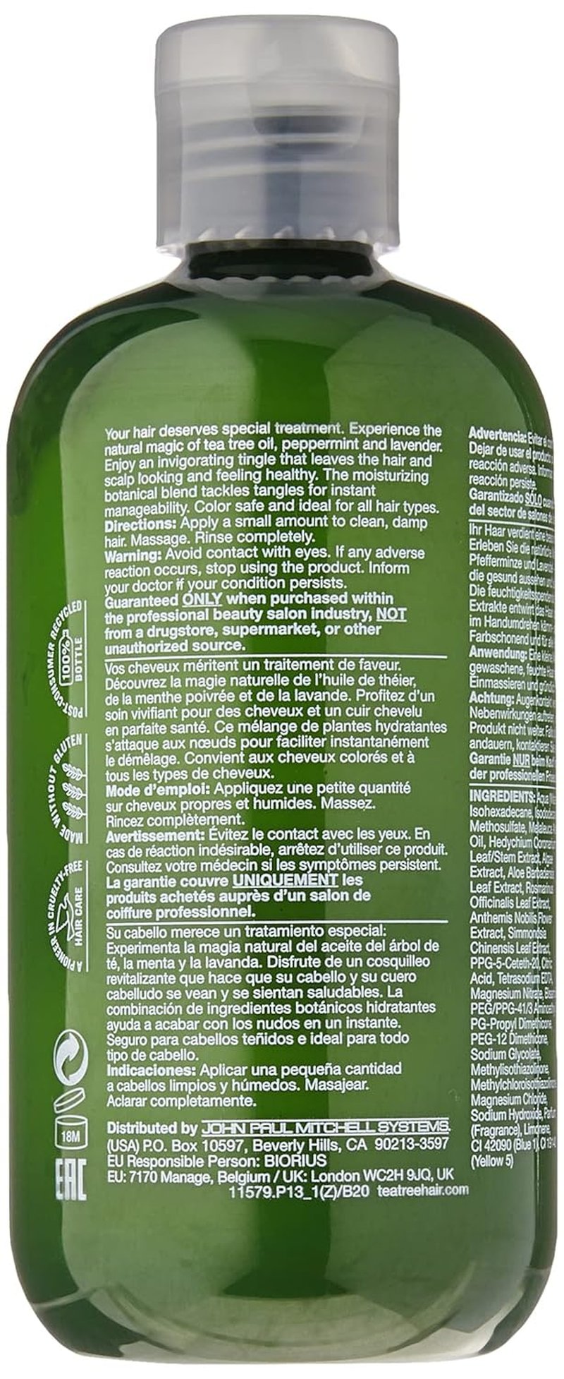 Tea Tree Special Conditioner - Detangles, Smoothes & Softens All Hair Types | 12 oz