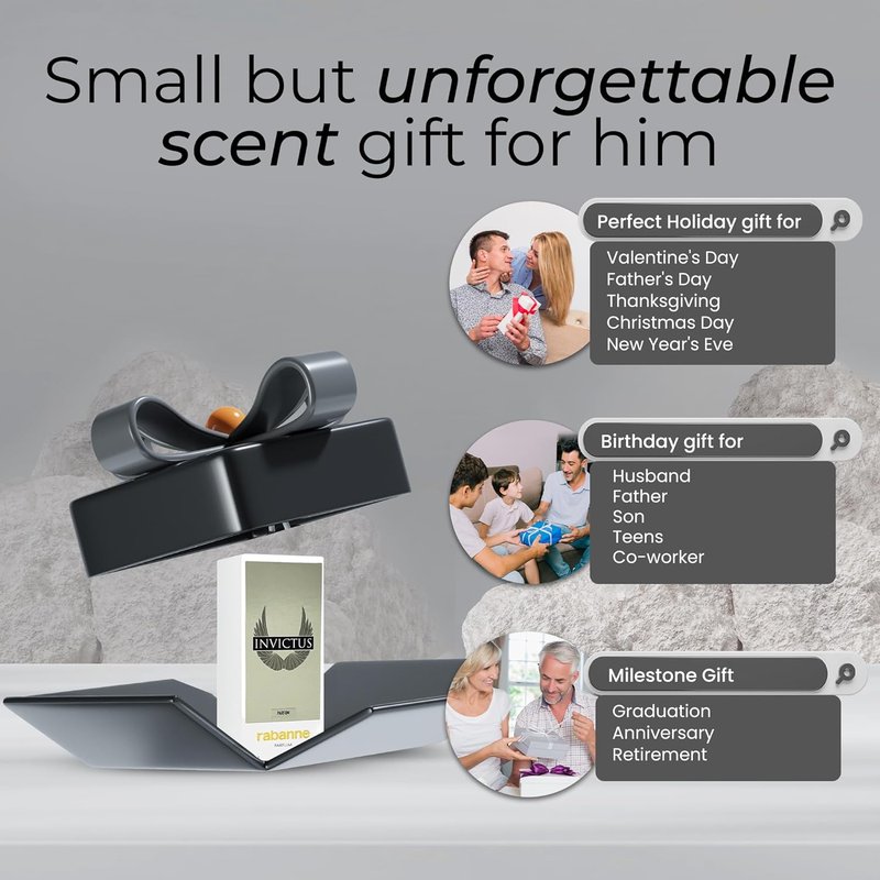 Invictus Parfum for Men - Mini Splash 0.17 oz | Fresh & Invigorating Fragrance