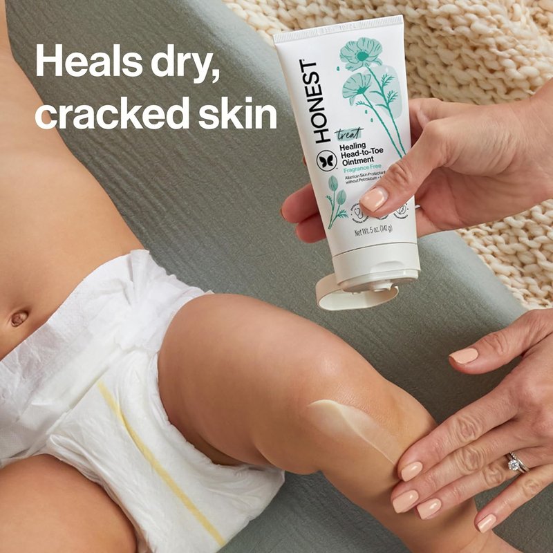 Head to Toe Multi-Purpose Healing Ointment - Hypoallergenic, Fragrance-Free, Vegan | 5 oz for Sensitive Skin