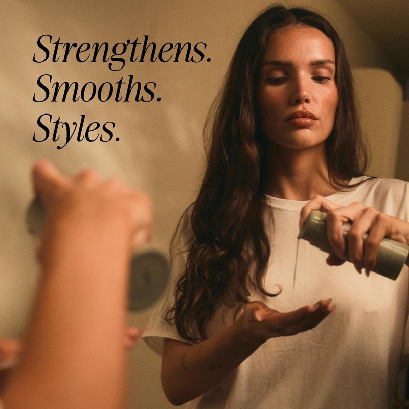 MANE IVY - Total Package Hair Elixir Serum - Smooth Frizz-Free Hair - 40ml 1.3 Fl Oz | Heat Protectant - Daily Styling & Overnight Treatment - Lightweight Formula with Hibiscus & Meadowfoam Extracts