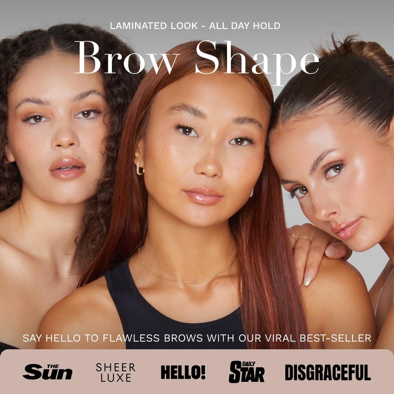 Byellie Brow Shape 30ml, Super Strong Clear Eyebrow Gel, Define, Shape & Hold All Day, No White Cast or Residue, Easy to Use Laminated Look, Natural Makeup, Vegan & Cruelty Free