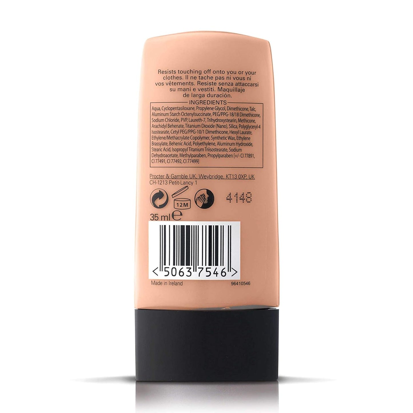 Max Factor Long Lasting Foundation - 101 Ivory Beige | Flawless Finish & All-Day Wear